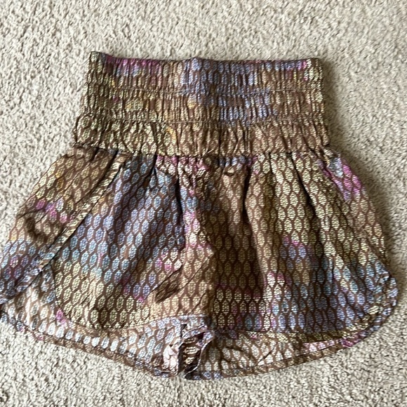 Free People Movement The Way Home High Rise Logo Printed Shorts - Picture 2 of 7